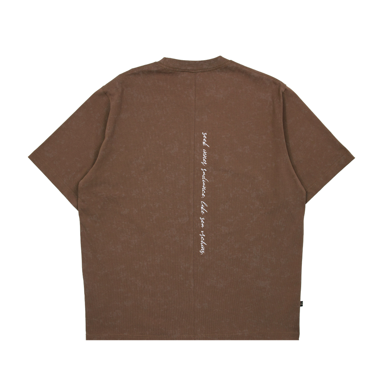 Earth Tide Core Basic Washed Tee Brown