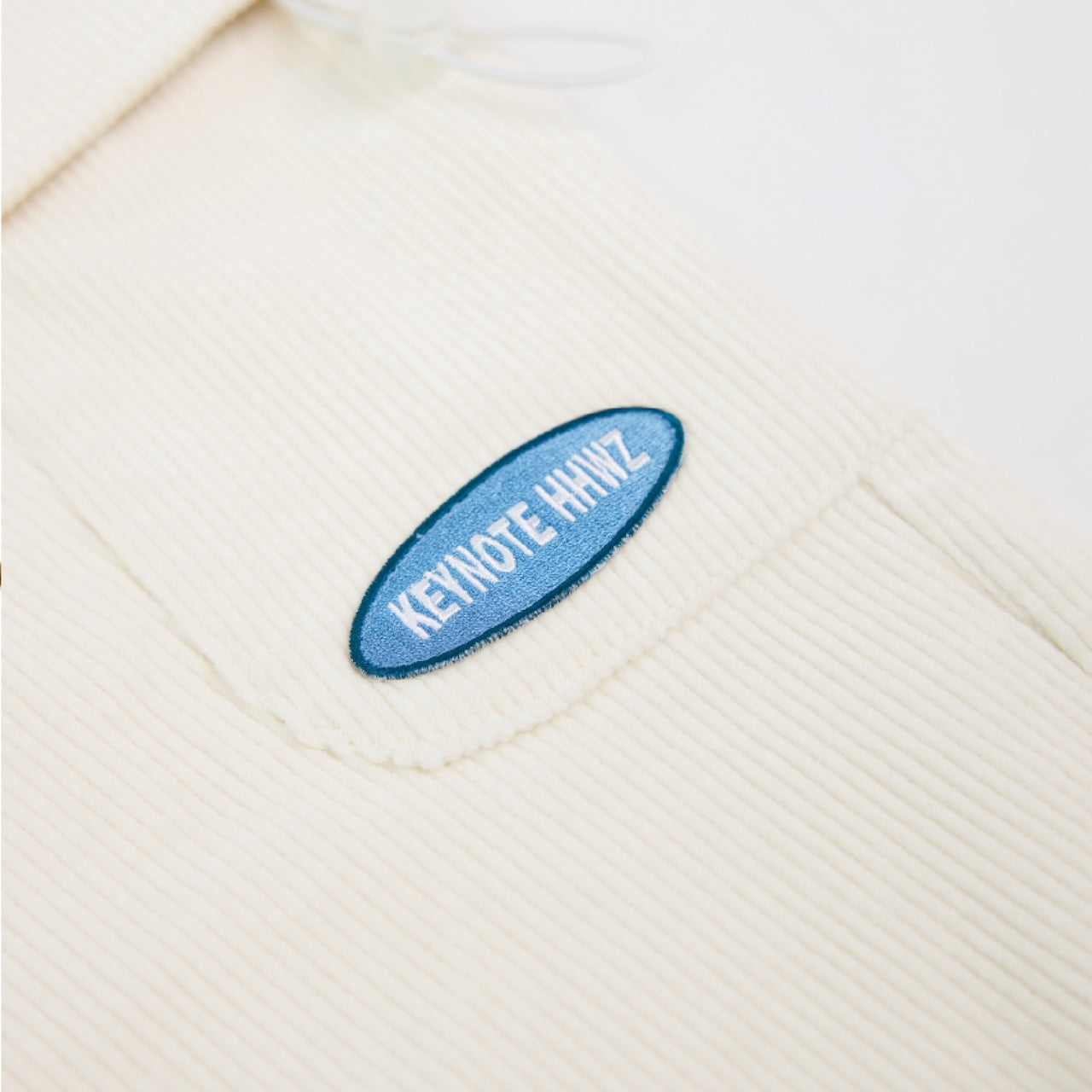 22 Corduroy Pants Off White