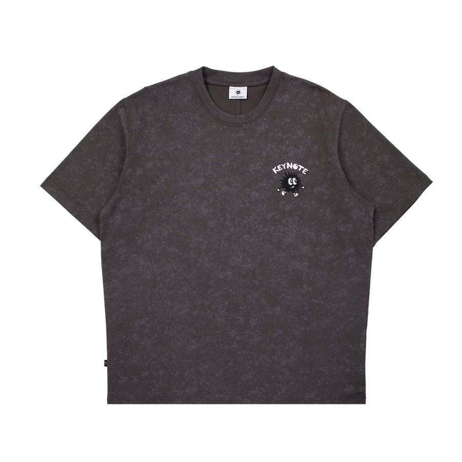 Earth Tide Core Basic Washed Tee Grey