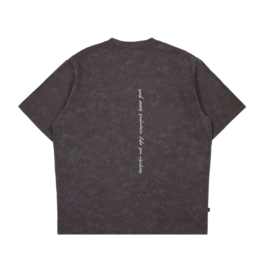 Earth Tide Core Basic Washed Tee Grey
