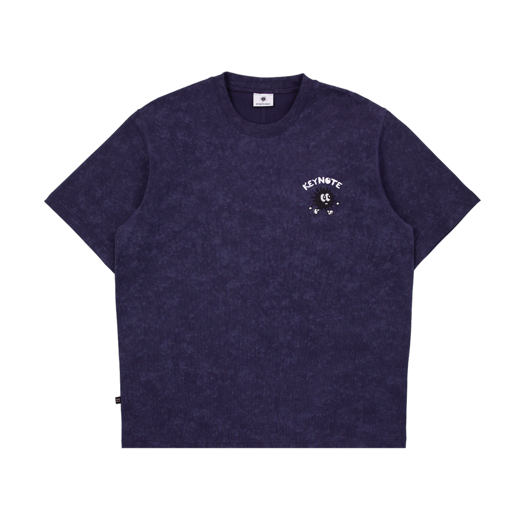 Earth Tide Core Basic Washed Tee Navy