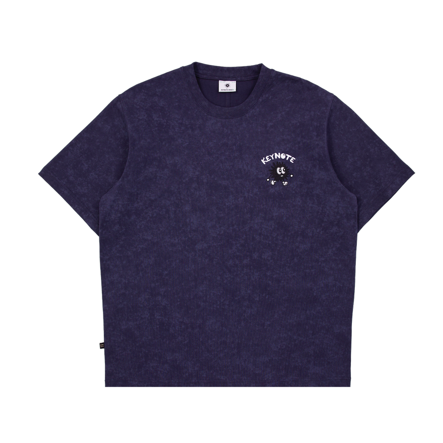Earth Tide Core Basic Washed Tee Navy