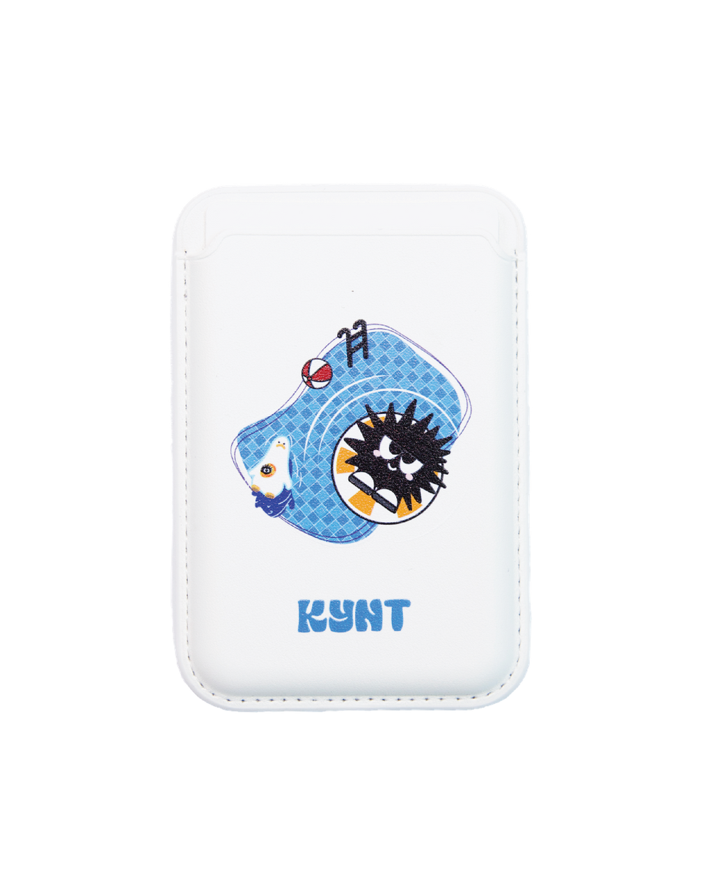 KEYNOTE | Floting Into Summer Snap-On Wallet White - SWAGANZ