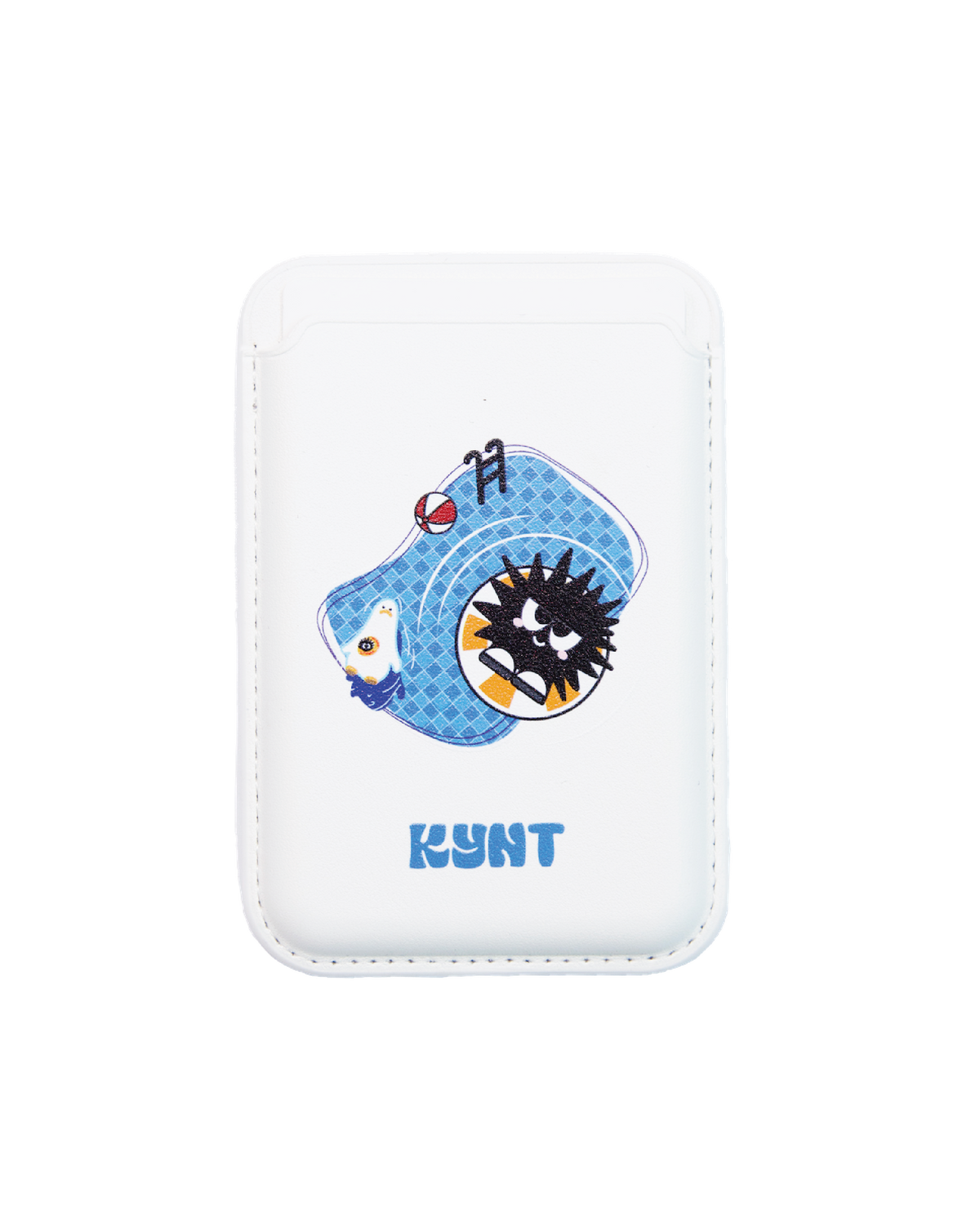 KEYNOTE | Floting Into Summer Snap-On Wallet White - SWAGANZ