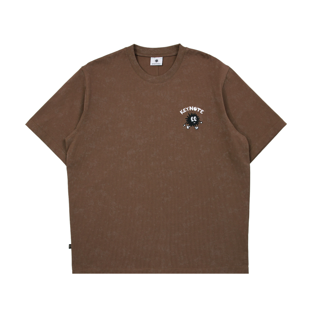 Earth Tide Core Basic Washed Tee Brown