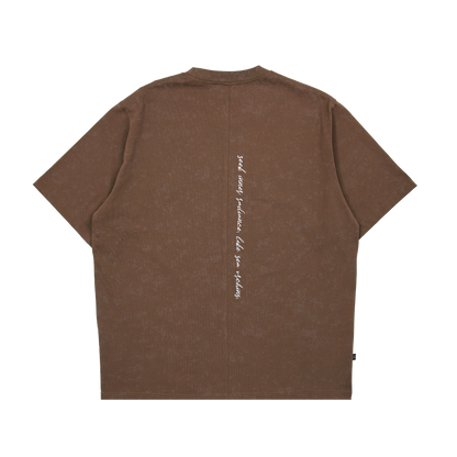Earth Tide Core Basic Washed Tee Brown
