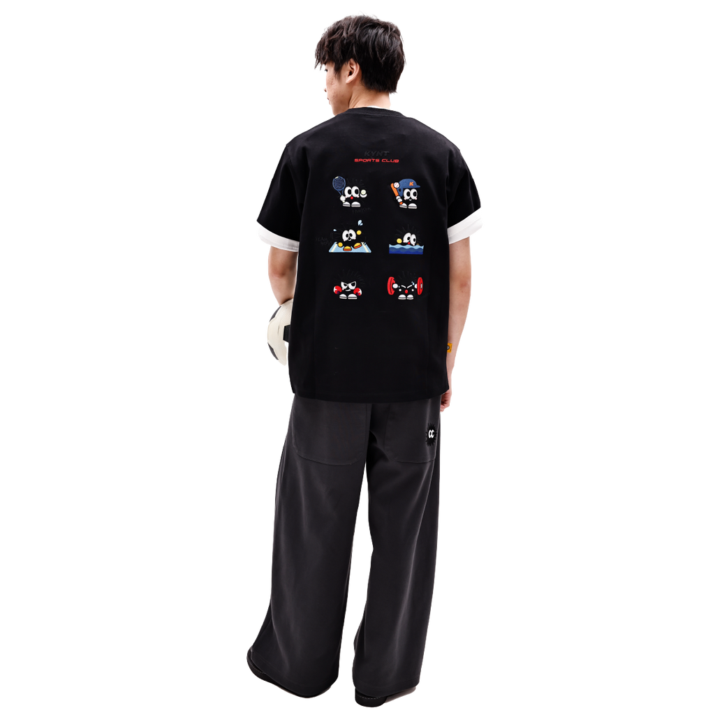KEYNOTE | Sport Club Embroidery T-Shirt - SWAGANZ