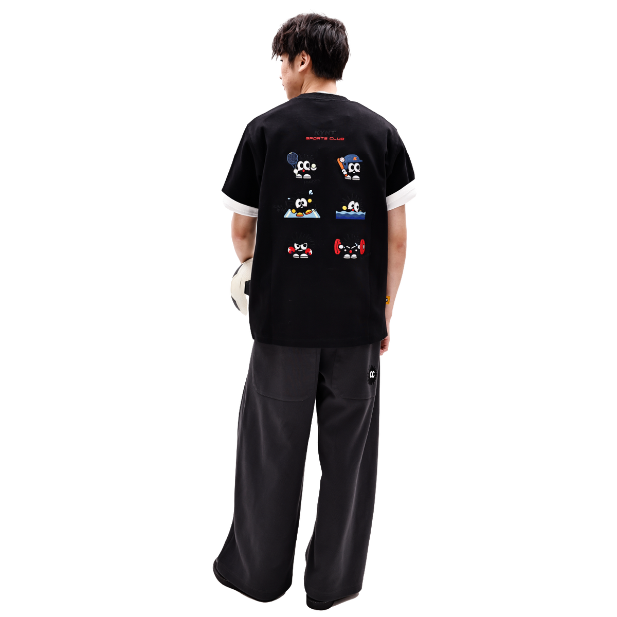KEYNOTE | Sport Club Embroidery T-Shirt - SWAGANZ