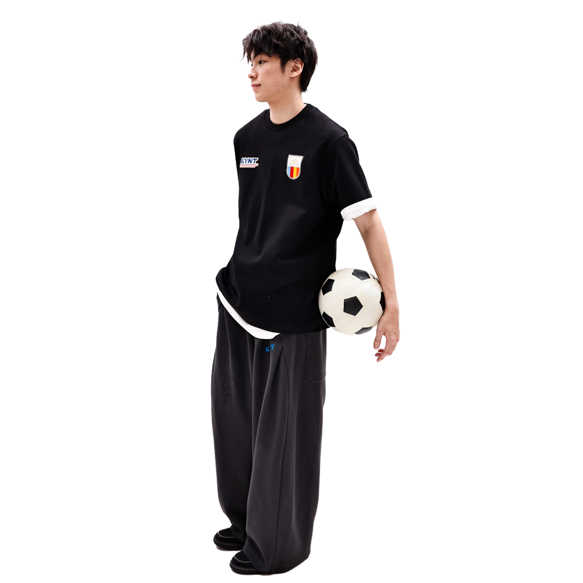 KEYNOTE | Sport Club Embroidery T-Shirt - SWAGANZ