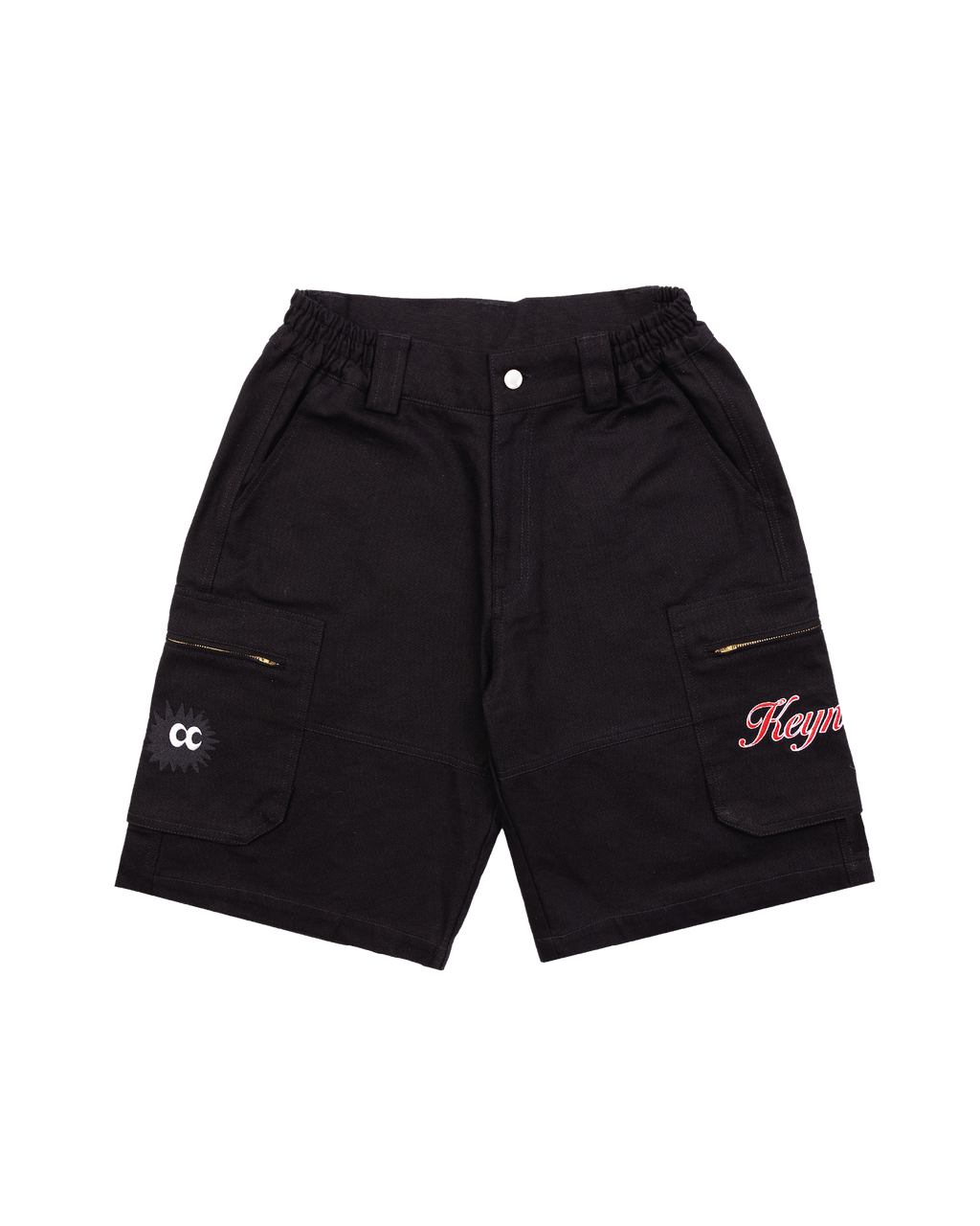 Utility Pocket Denim Short Black