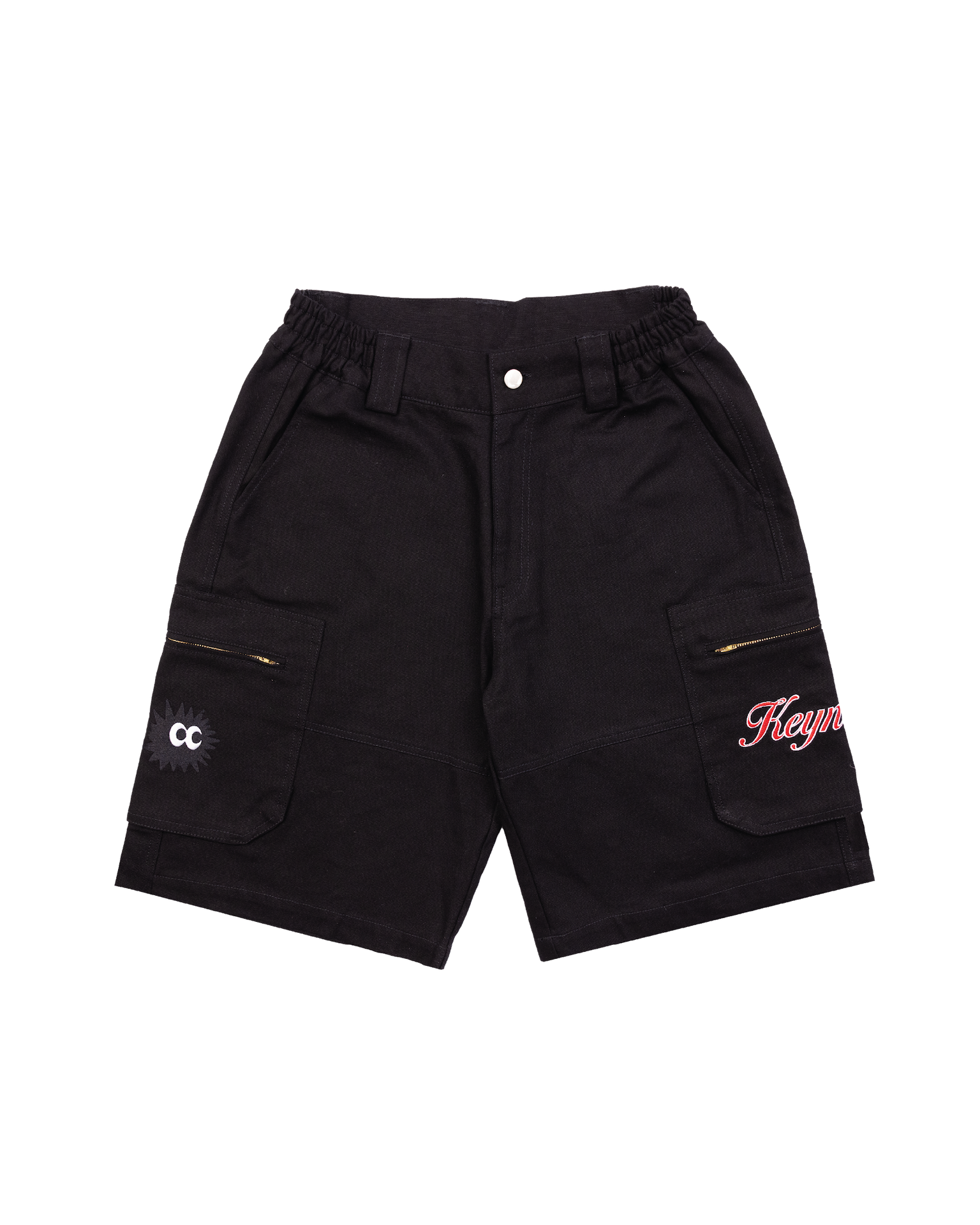 Utility Pocket Denim Short Black
