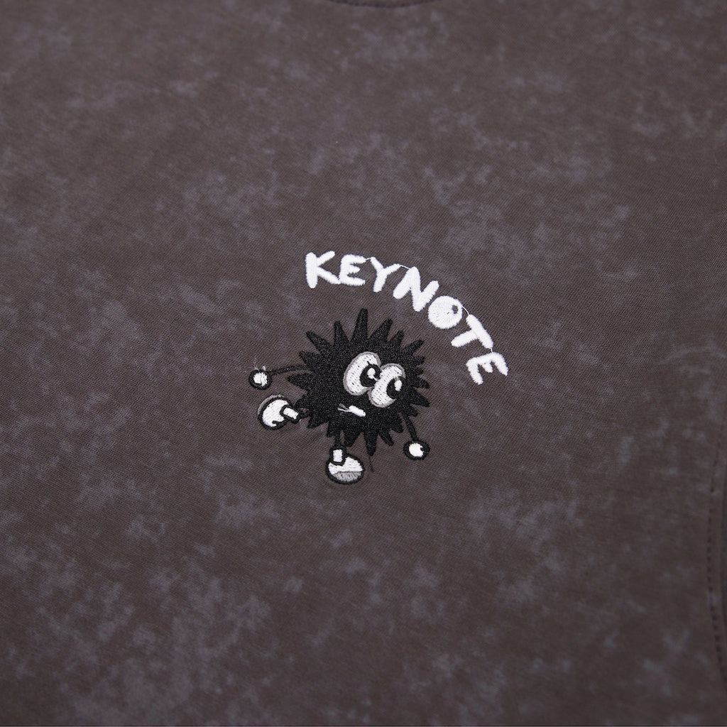 Earth Tide Core Basic Washed Tee Grey