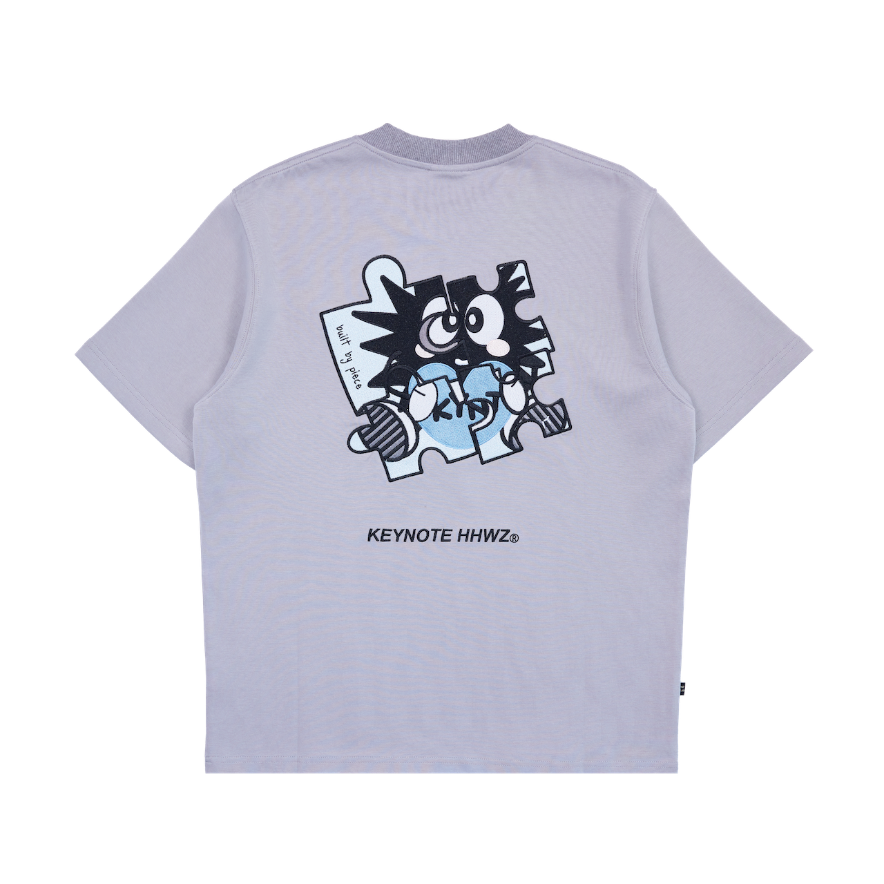 LOVE 365 Puzzle Love Stitches Tee Grey