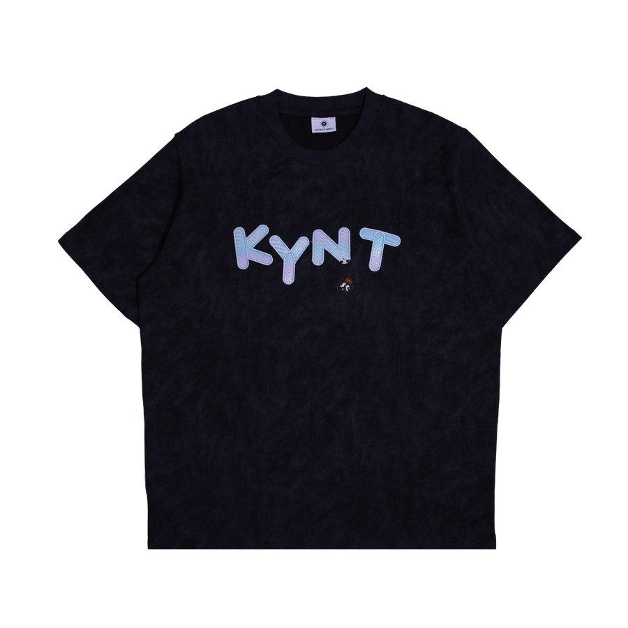 Vintage Lunar Sequin Washed Tee Black