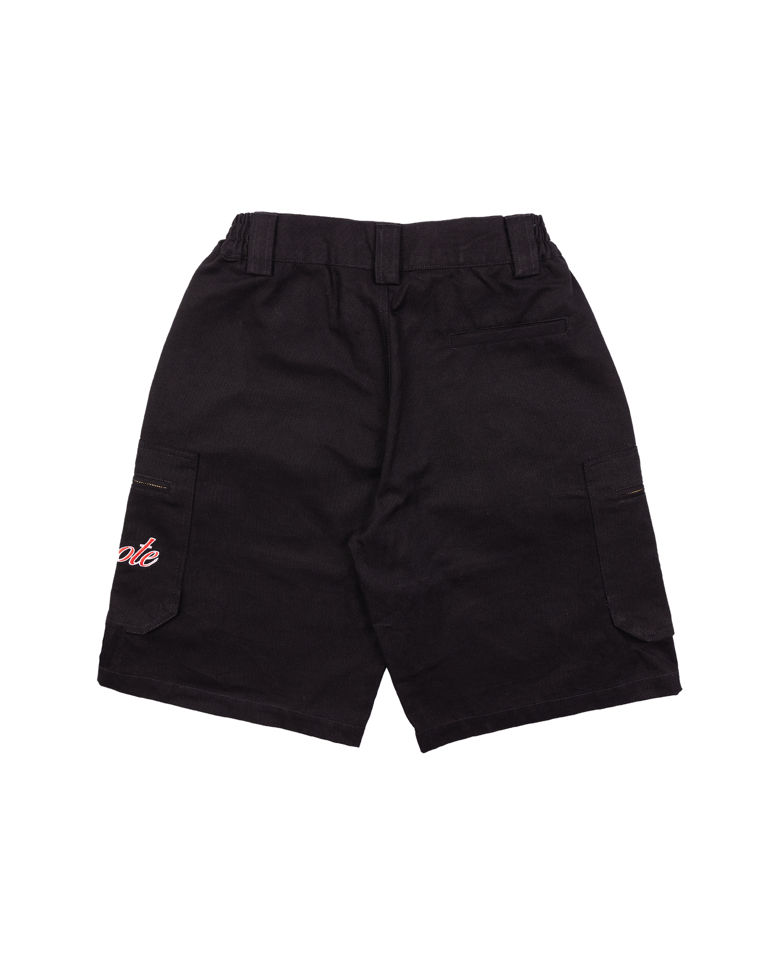 Utility Pocket Denim Short Black