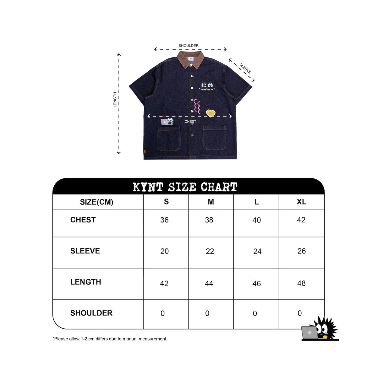 KEYNOTE | Workaholic Pocket Schedule Shirt Navy - SWAGANZ