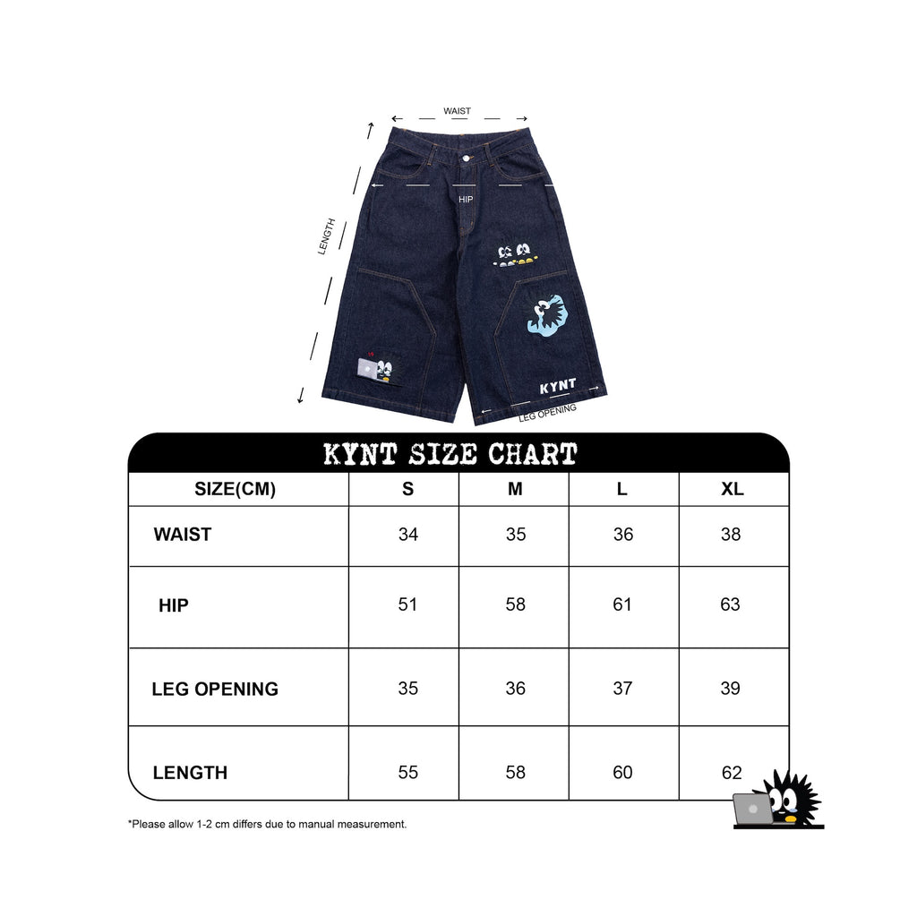 JPEG Jorts Blue