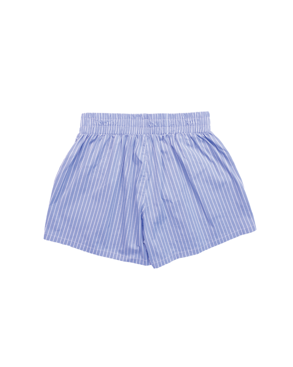 Striped Mini Shorts Blue