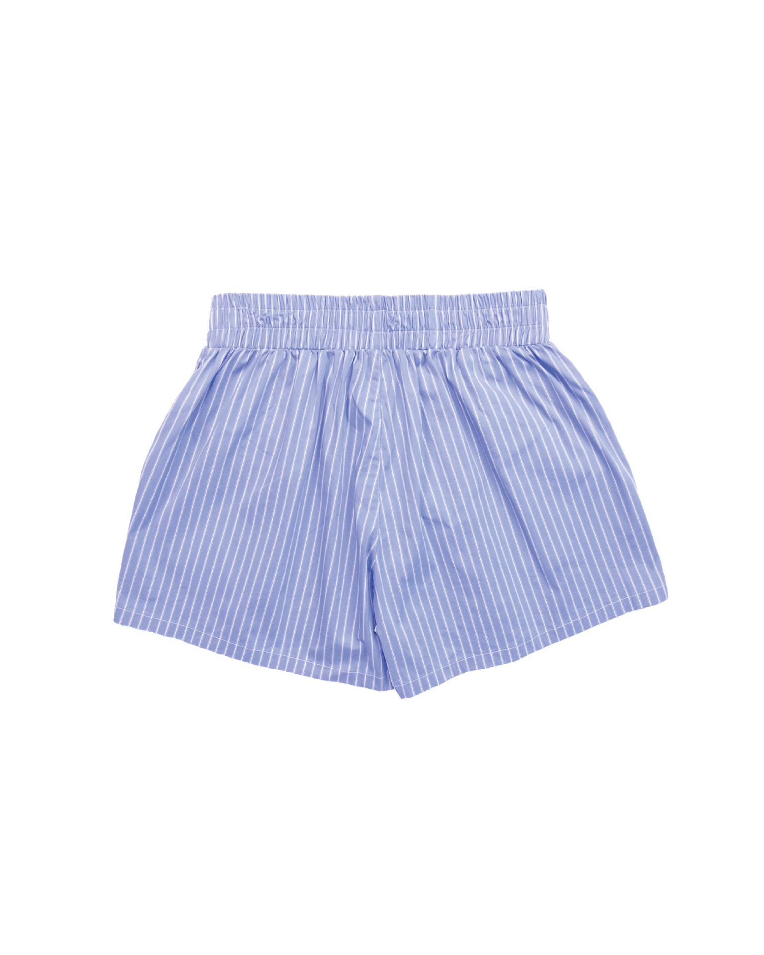 Striped Mini Shorts Blue