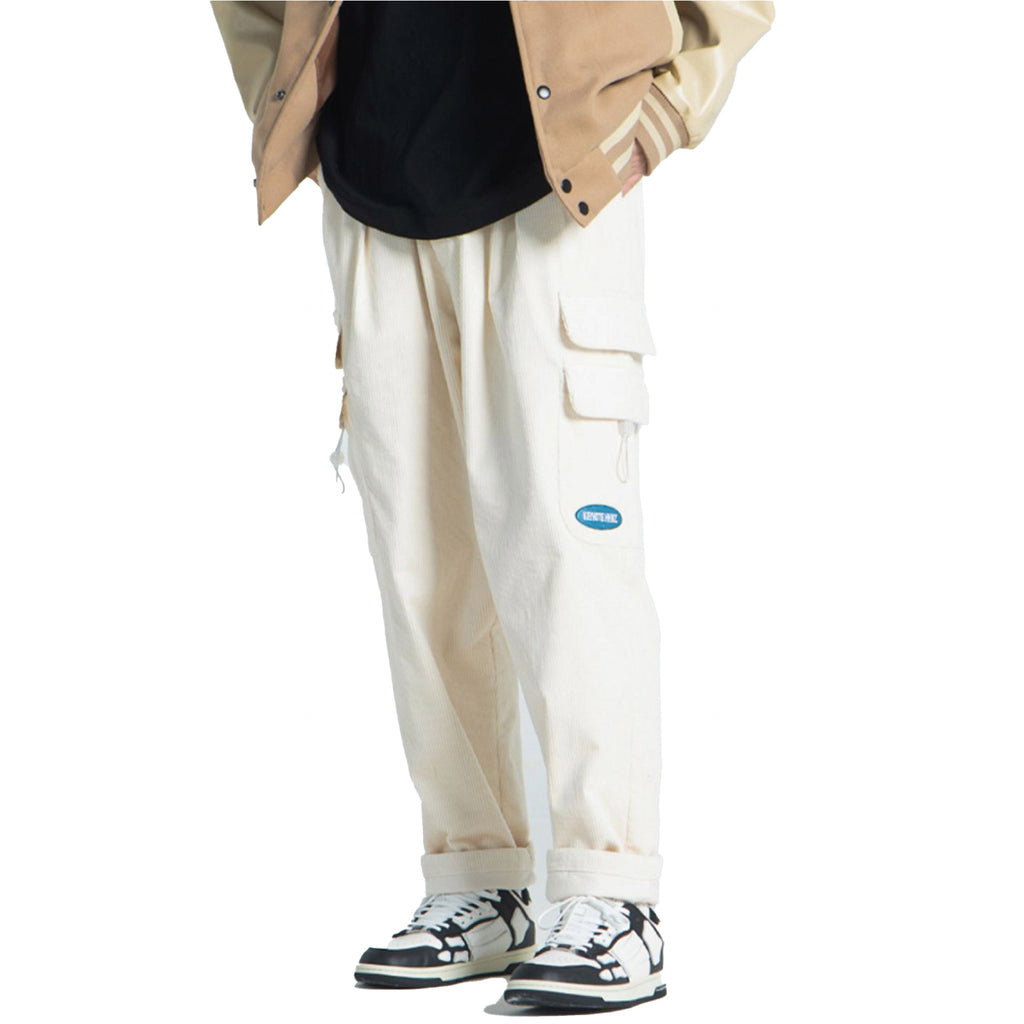 KEYNOTE | 22 Corduroy Pants Offwhite - SWAGANZ