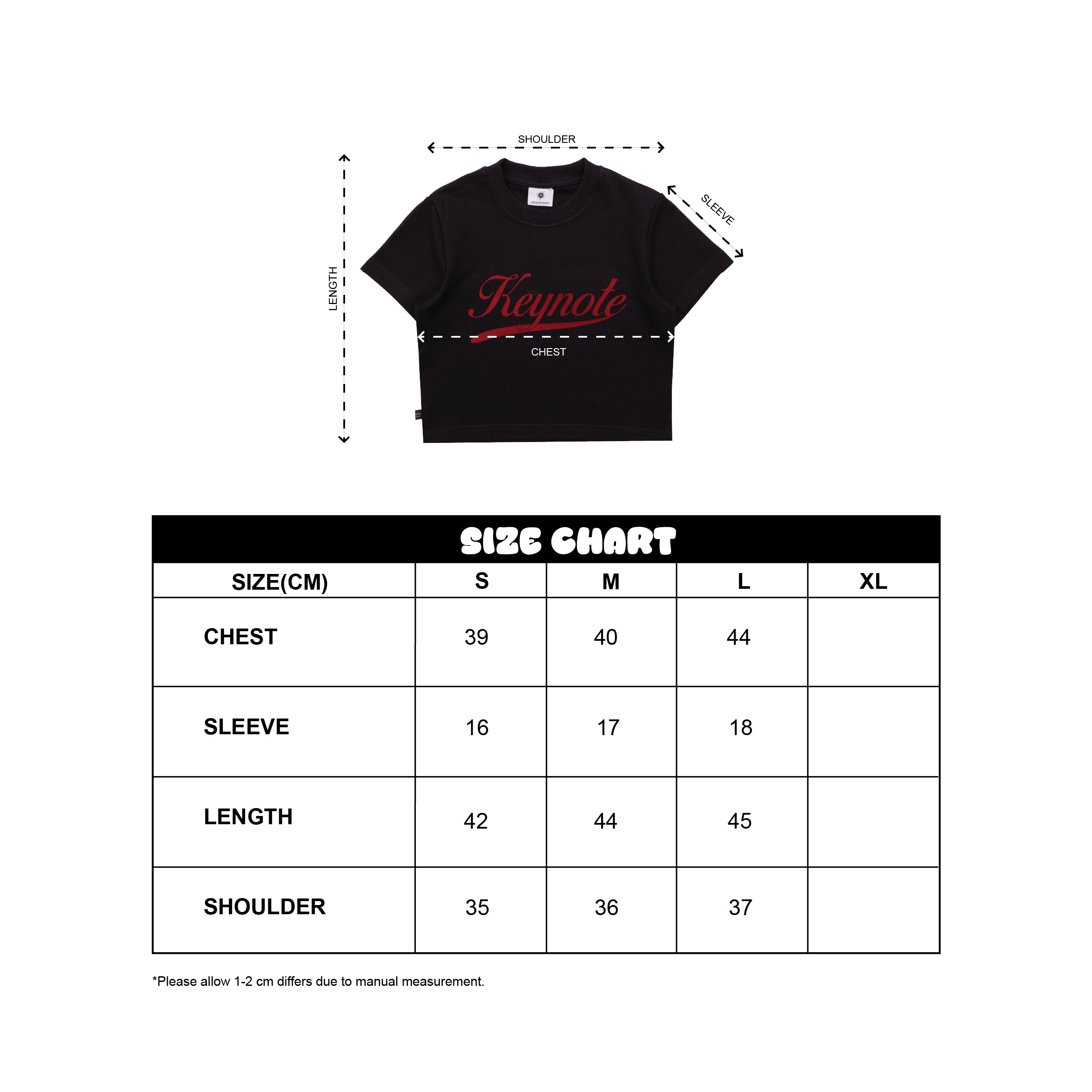 Soda Crop Top Black