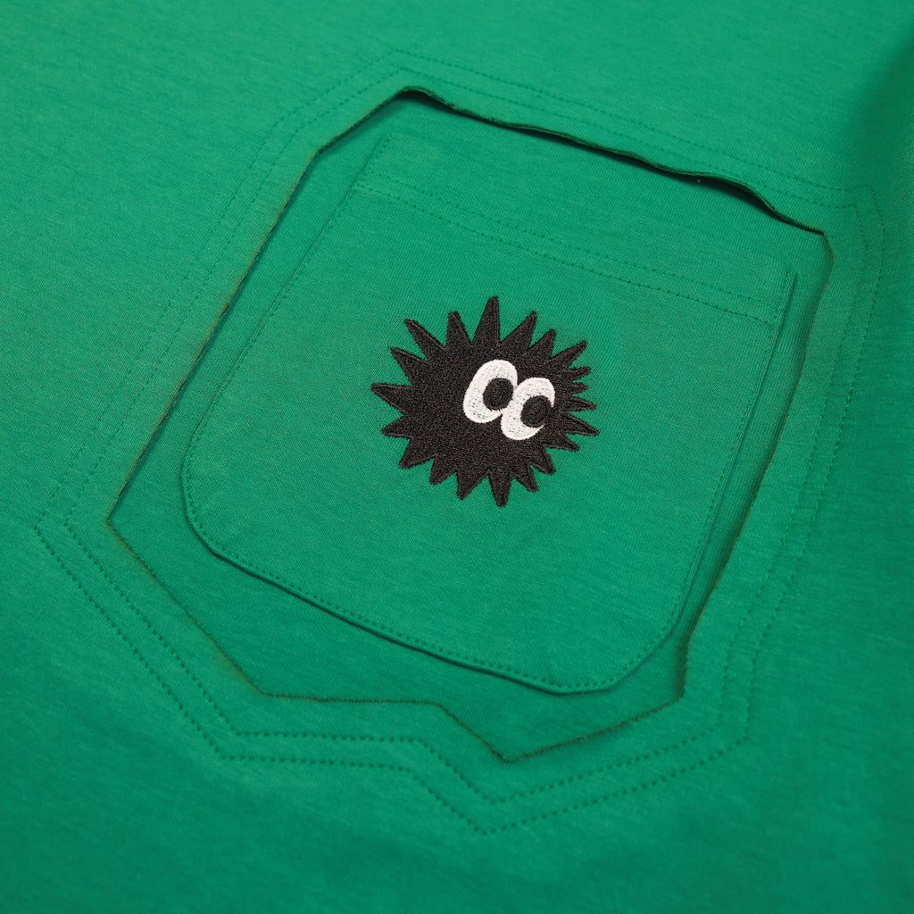Earth Tide Layered Tide Tee Green