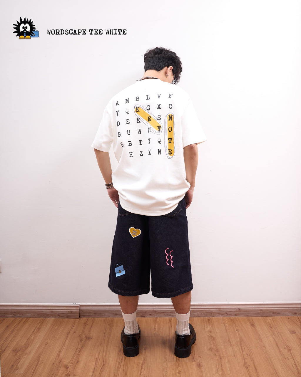 Wordscape Tee White