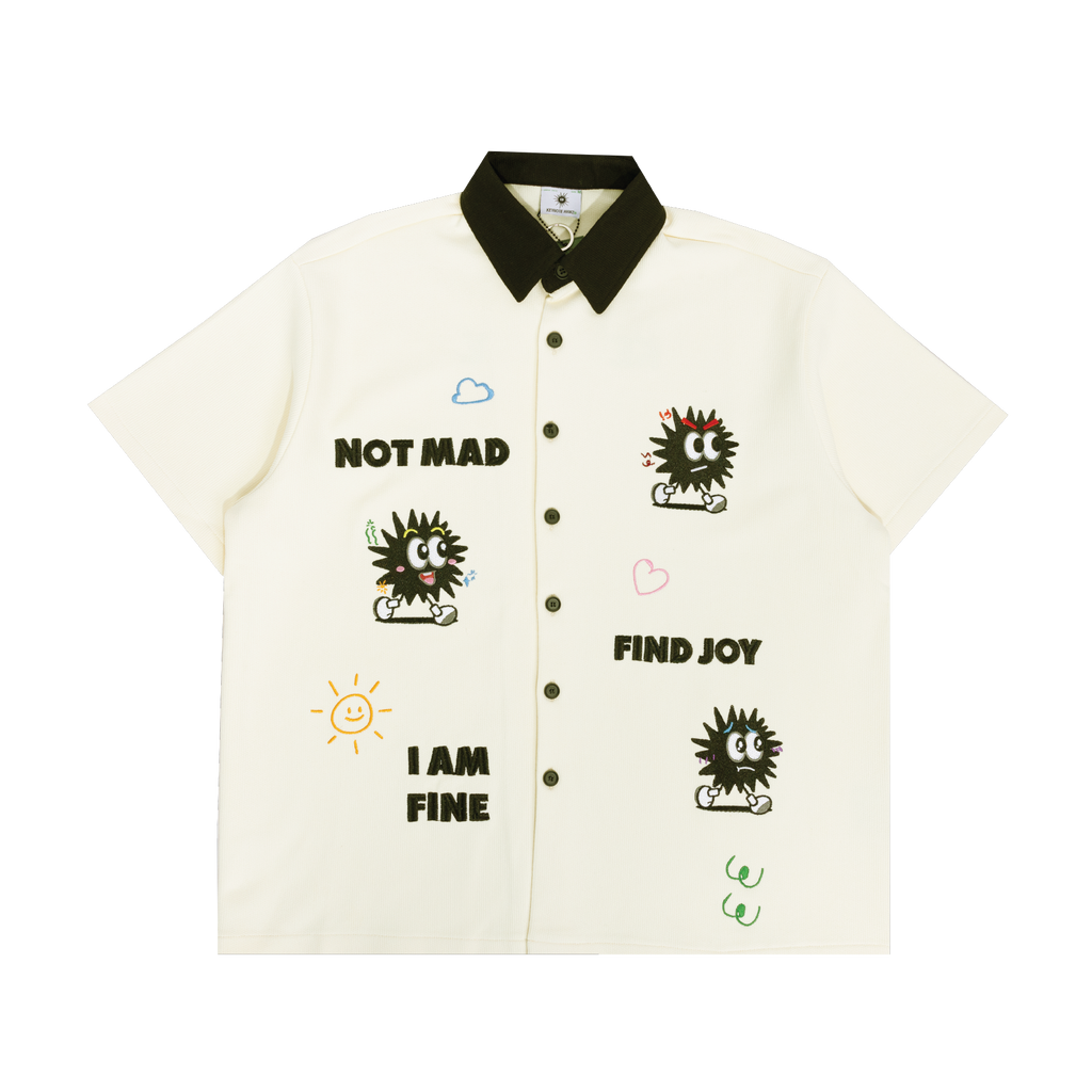 KEYNOTE | Emocean Shirt Cream - SWAGANZ