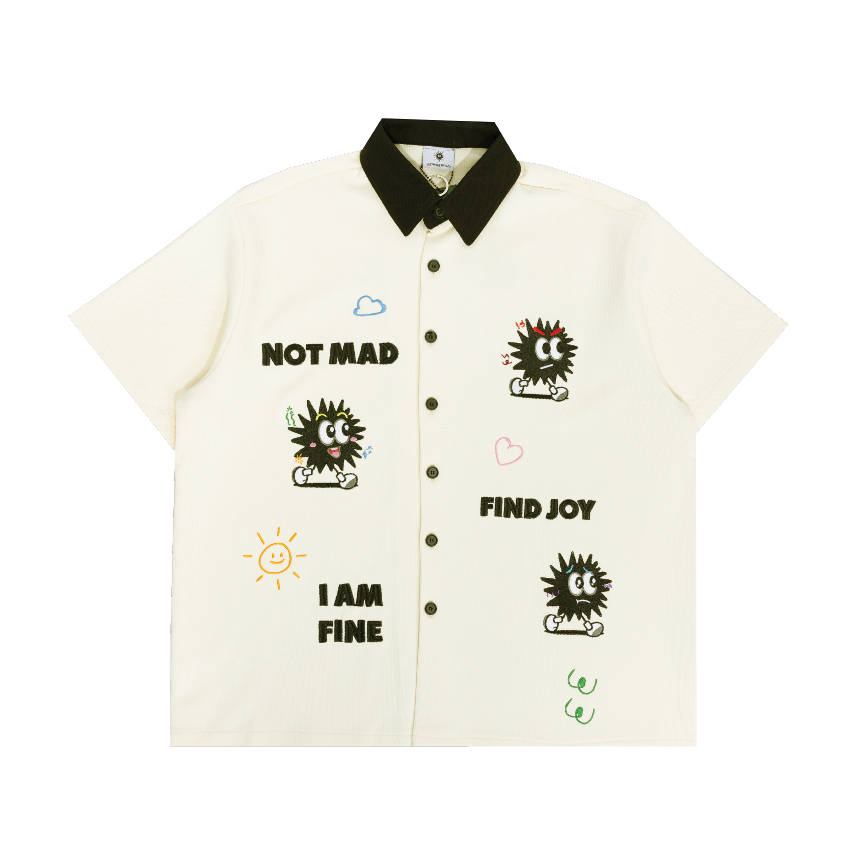 KEYNOTE | Emocean Shirt Cream - SWAGANZ