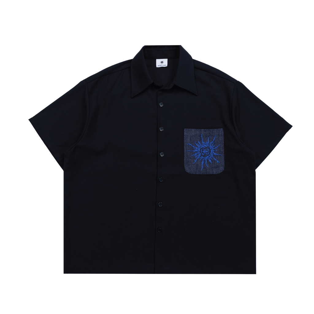 Vintage Lunar Blue Spikes Shirt