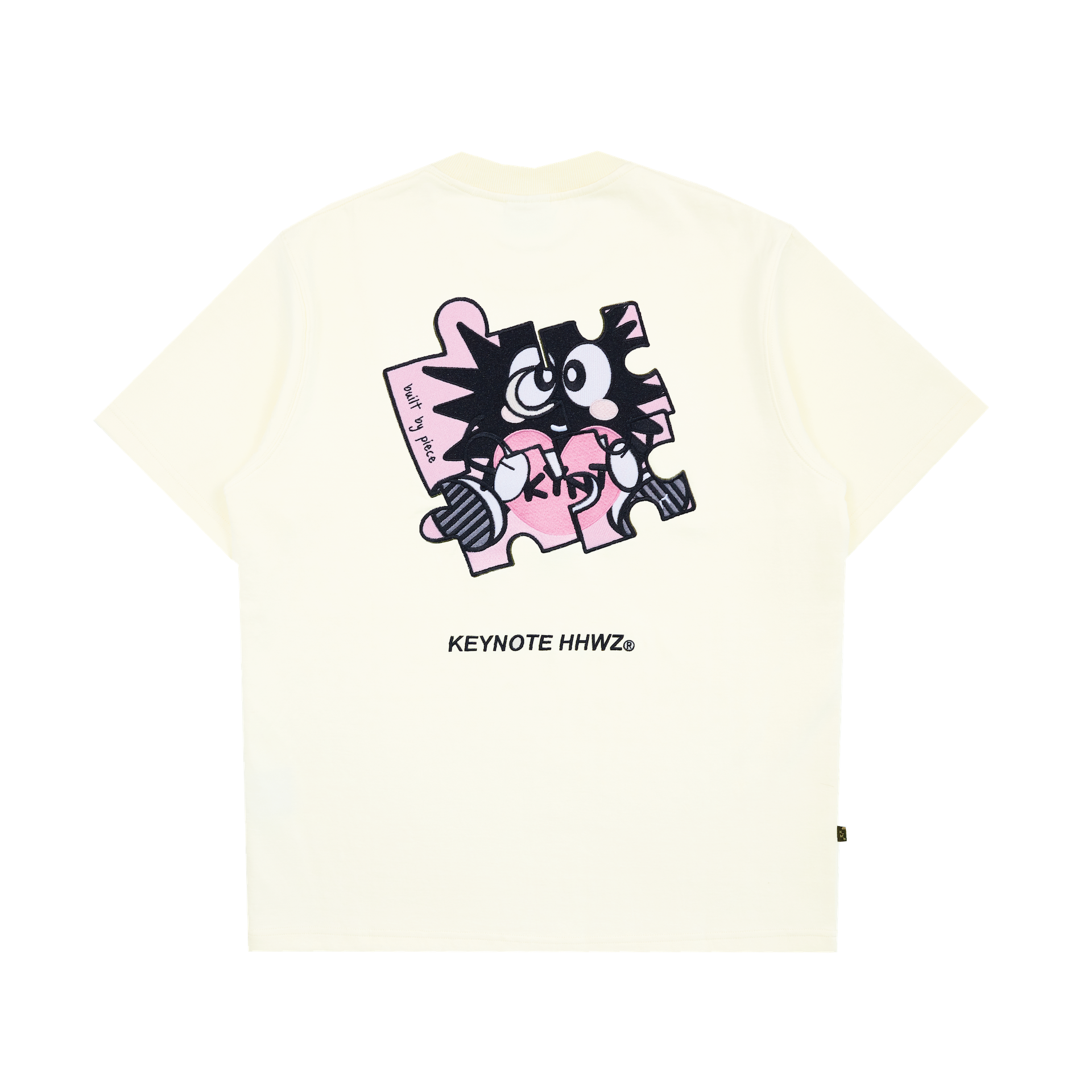 LOVE 365 Puzzle Love Stitches Tee Cream