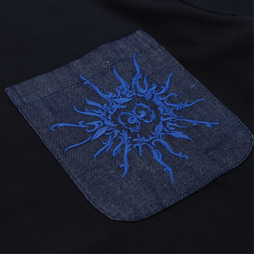 Vintage Lunar Blue Spikes Shirt