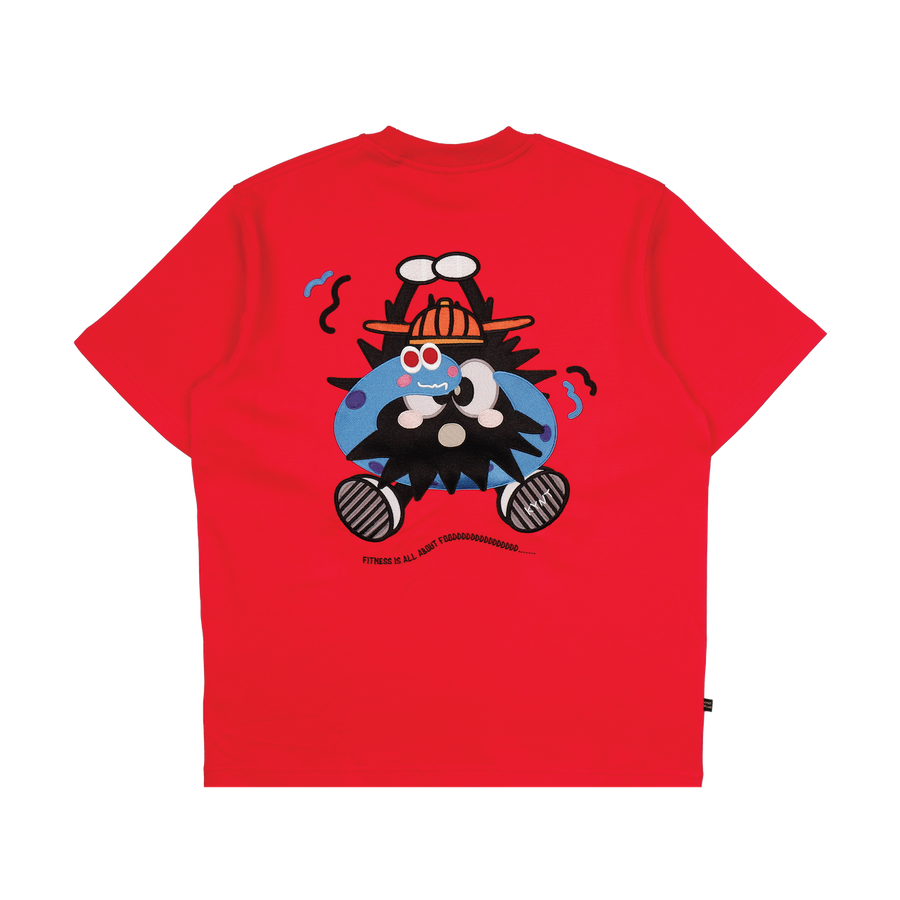 Vintage Lunar Hula Urchin Red