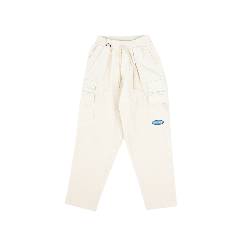 KEYNOTE | 22 Corduroy Pants Offwhite - SWAGANZ