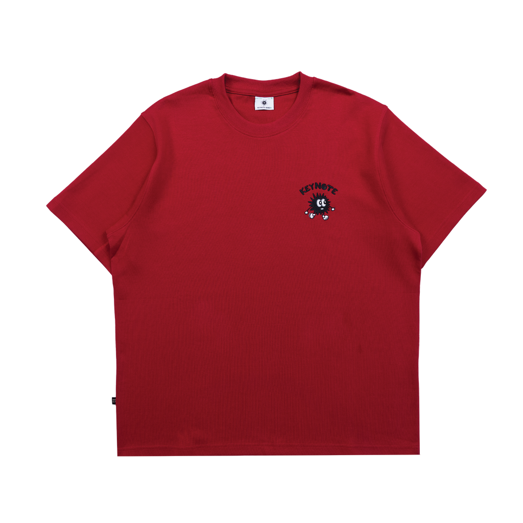 Vintage Lunar Basic Tee Maroon