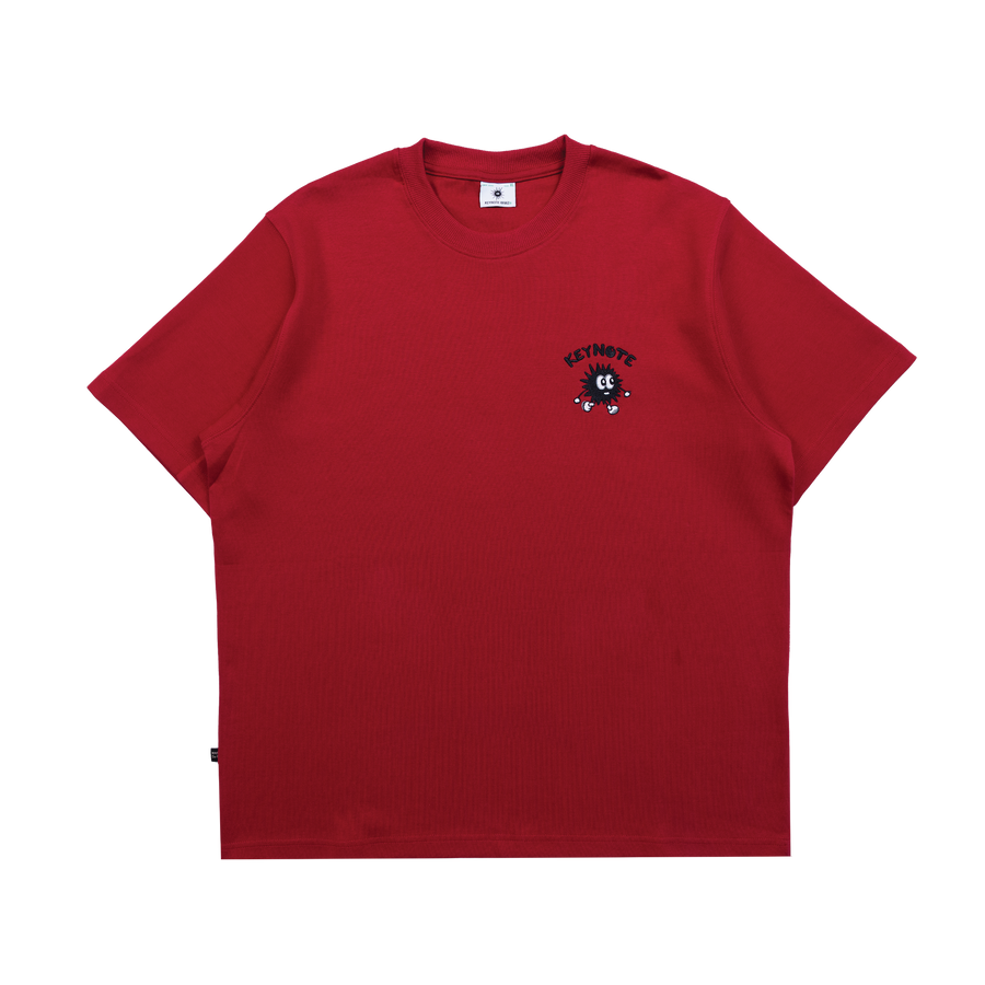Vintage Lunar Basic Tee Maroon