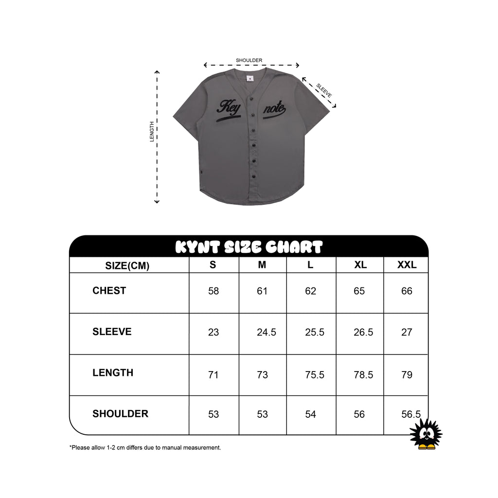 Baseball Jersey Grey