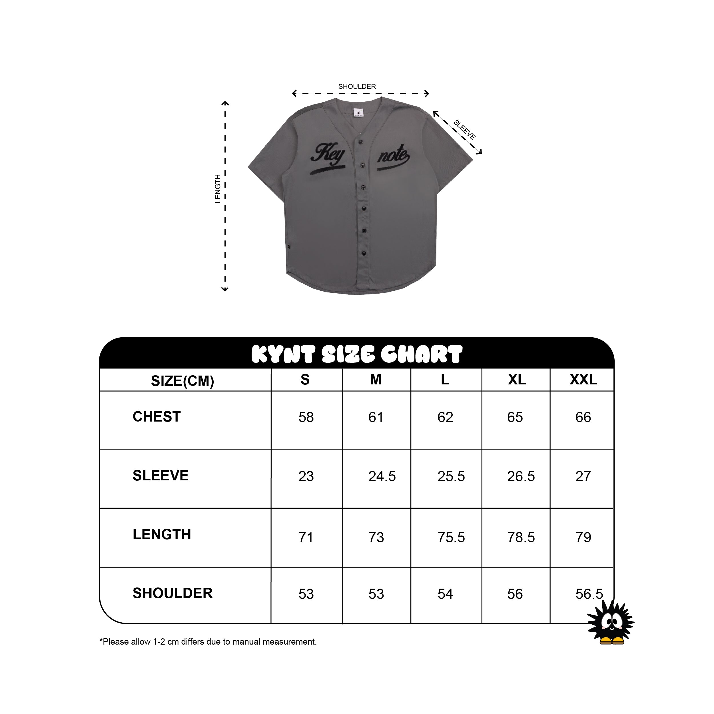 Baseball Jersey Grey