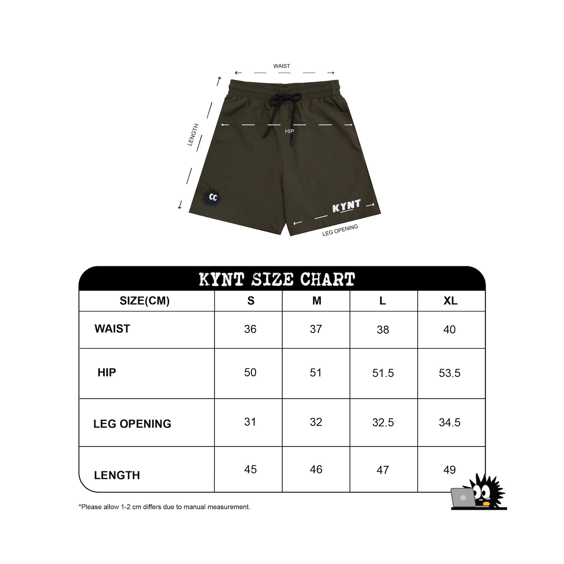 PNG Shorts Army Green