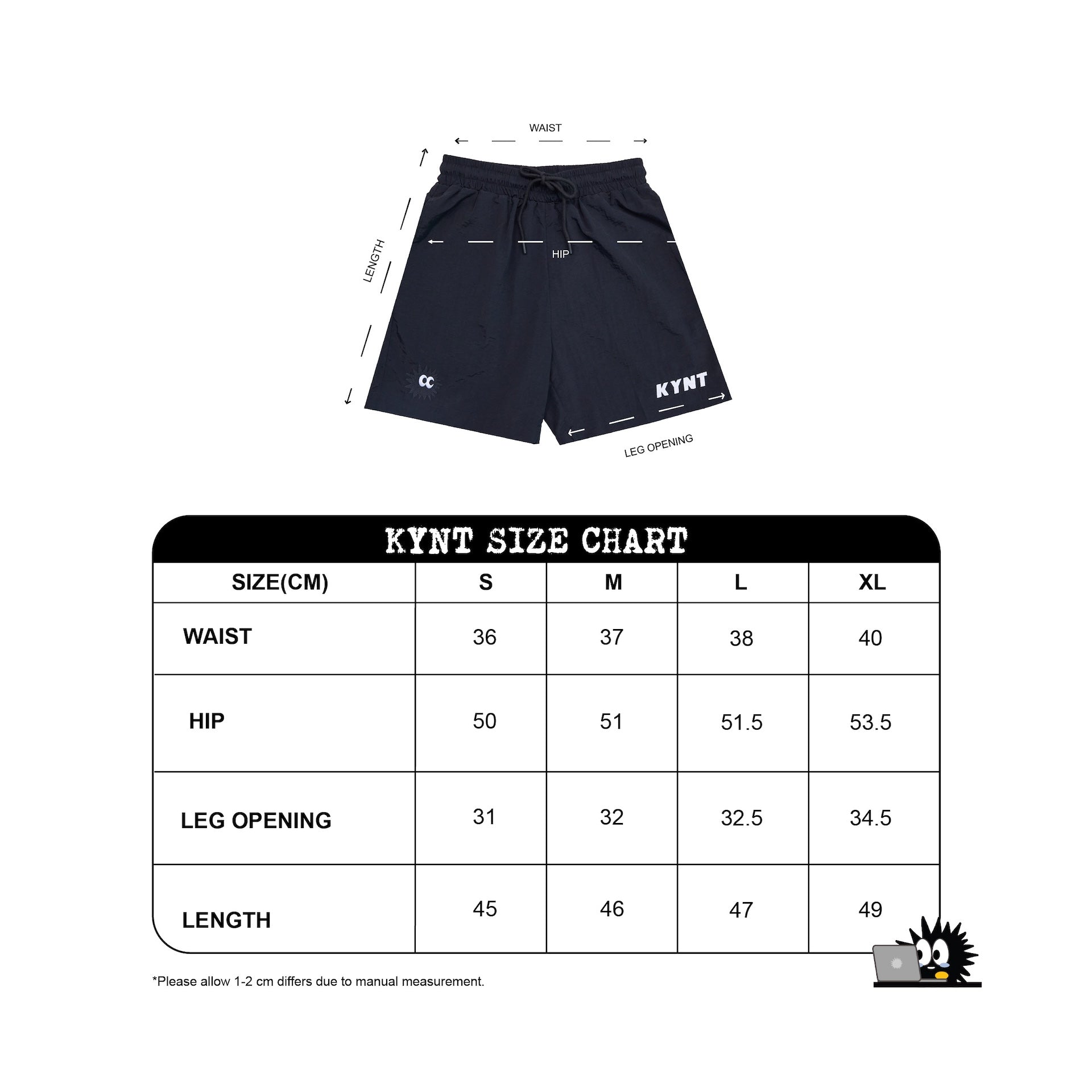 PNG Shorts Black