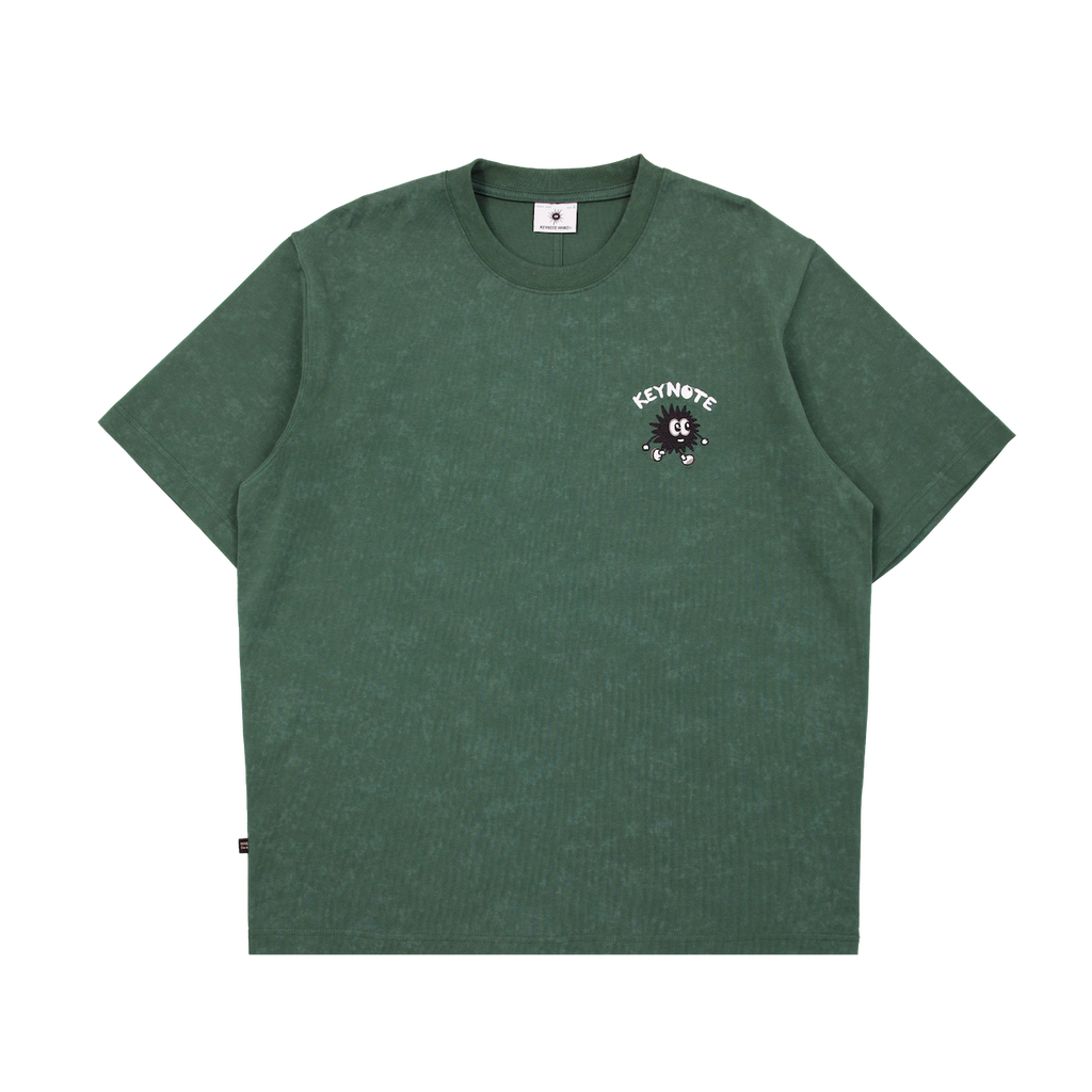 Earth Tide Core Basic Washed Tee Olive