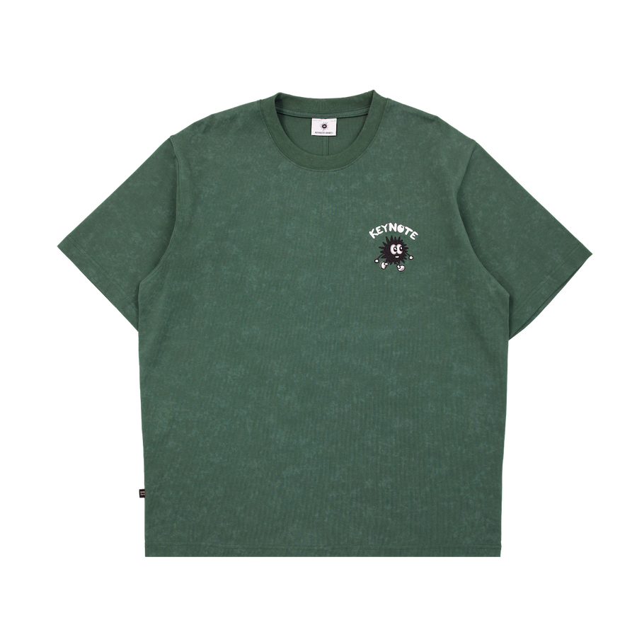 Earth Tide Core Basic Washed Tee Olive