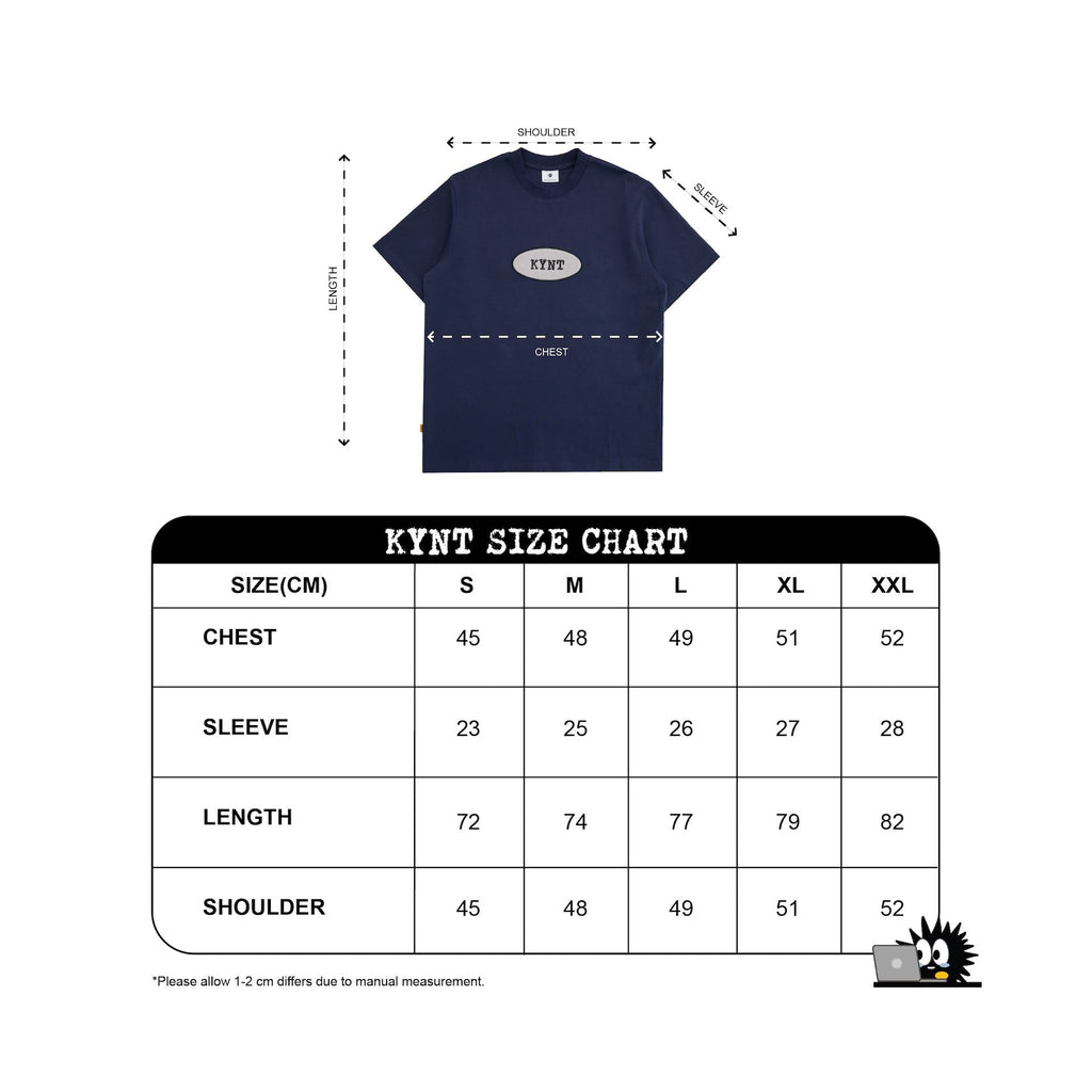 KEYNOTE | Workaholic Work Cycle Tee Navy - SWAGANZ