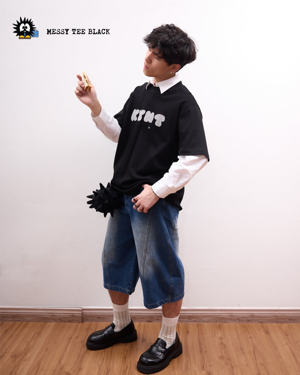 Messy Tee Black