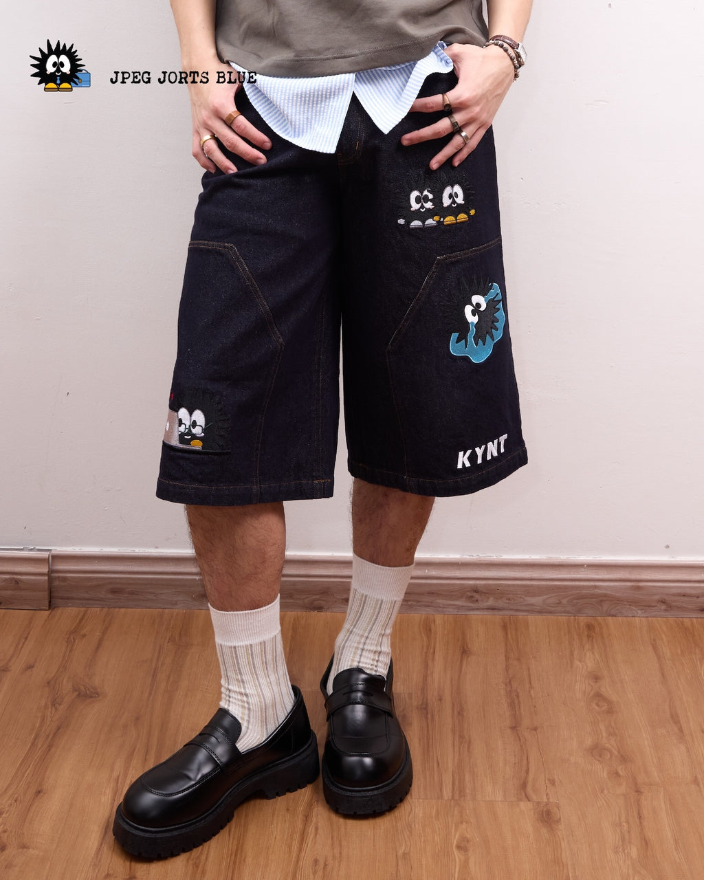 JPEG Jorts Blue