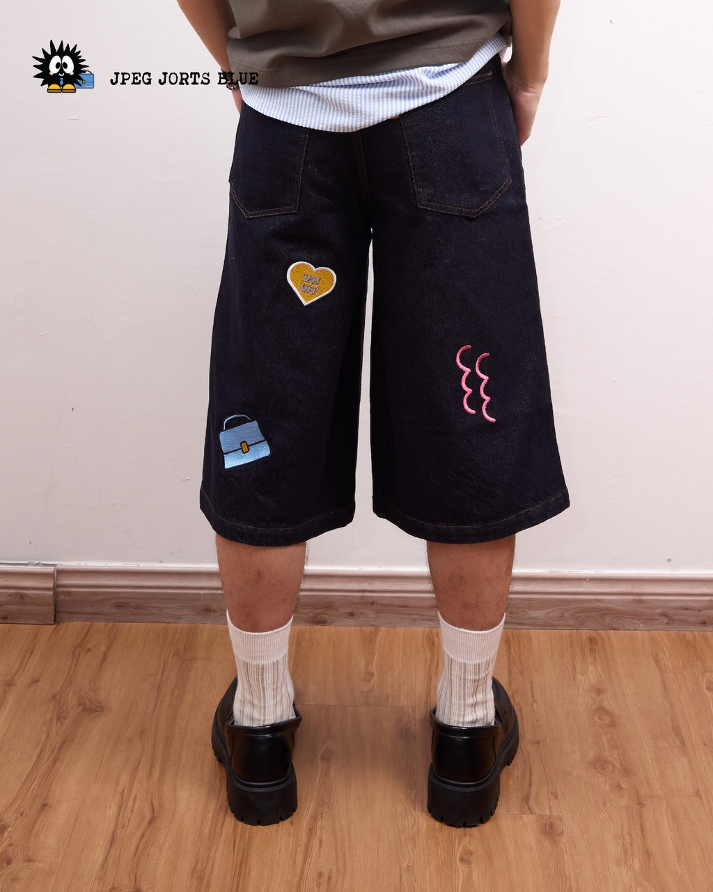 JPEG Jorts Blue
