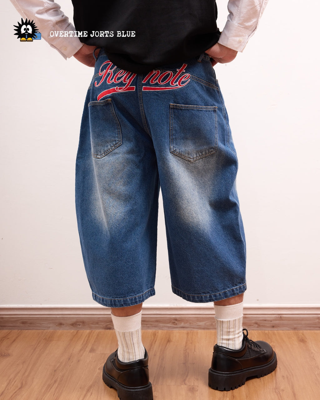 Overtime Jorts Blue