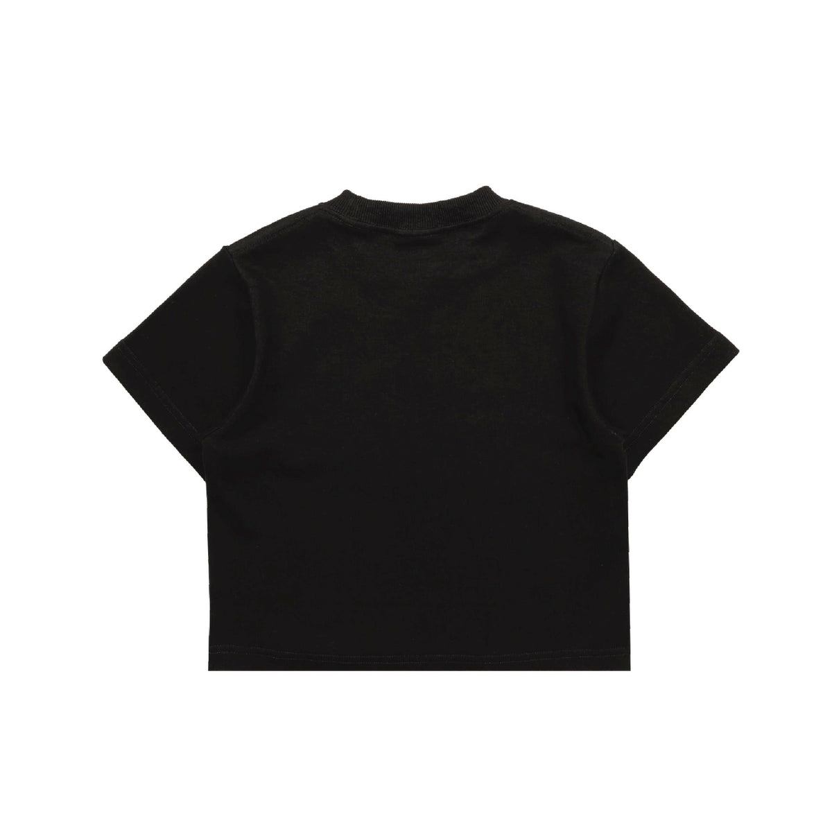 KEYNOTE | Aqua Title Crop Top Black - SWAGANZ