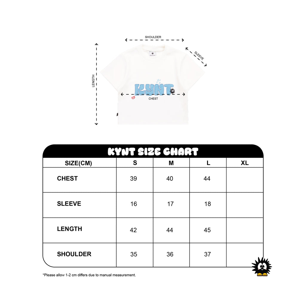 Aqua Title Crop Top White