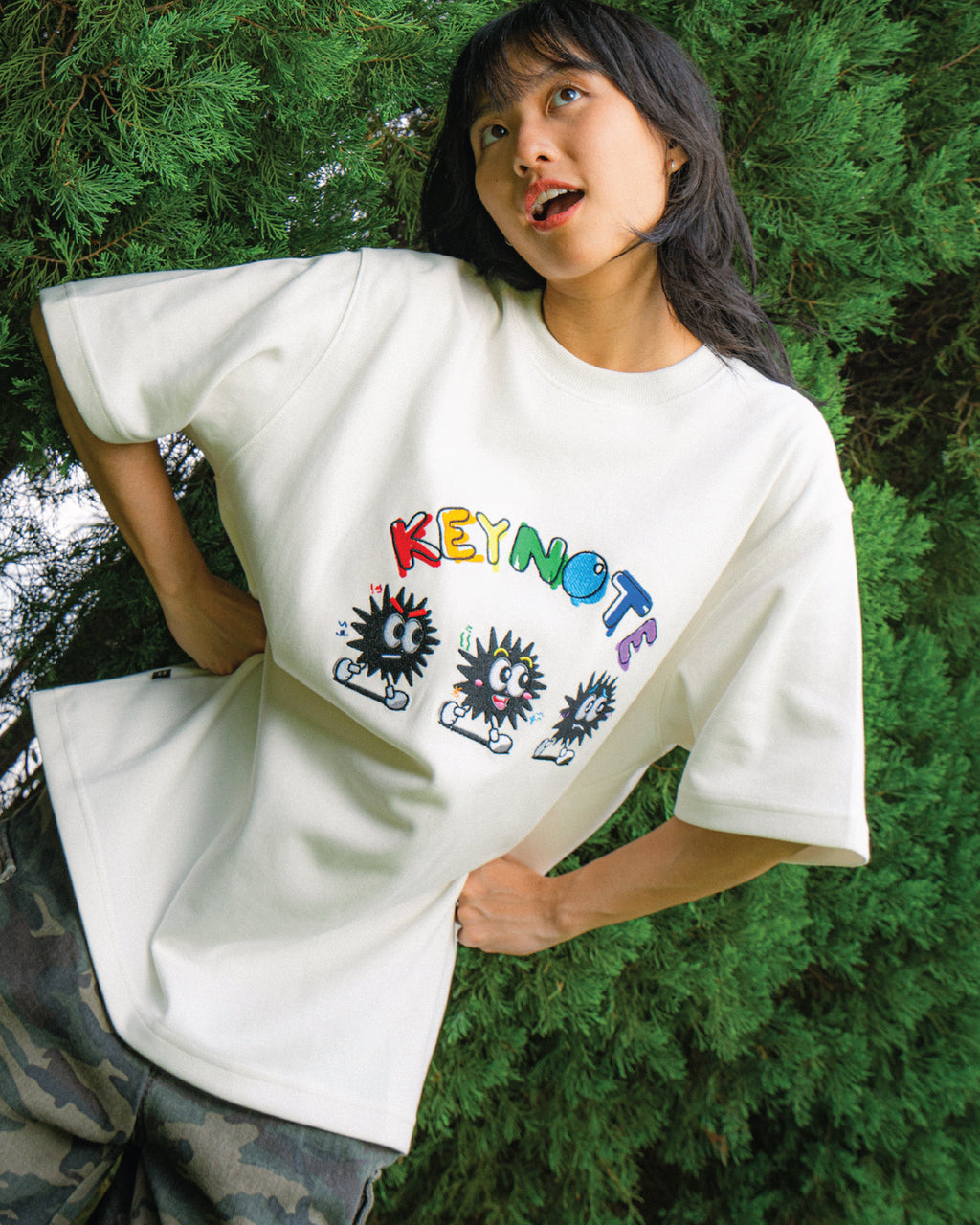 KEYNOTE | Emocean Tee White - SWAGANZ